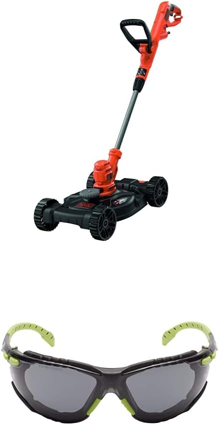 Black+Decker 3-in-1 Multi-Trimmer/Rasenkantenschneider/Rasenmher BESTA530CM (550W, 30 cm Schnittbreite, AFS automatische Fadenverlngerung, inkl. Mh-Chassis, für kleine Grten)
