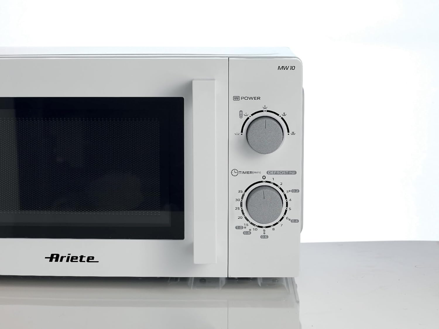 Ariete 952 Mikrowelle kombiniert mit Grill – 5 Leistungsstufen – 3 kombinierte Funktionen – 1000 Watt – 20 Liter – Weiß