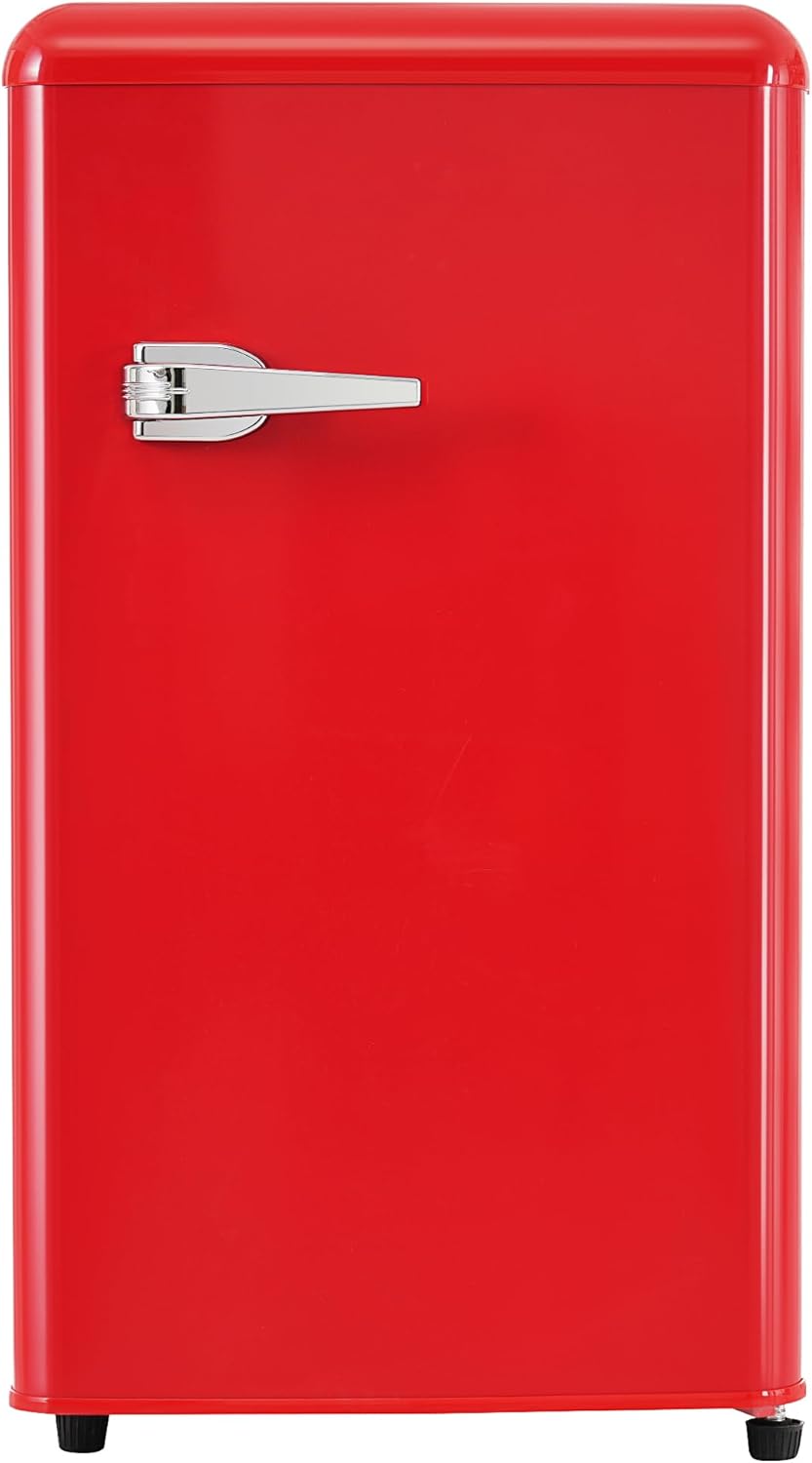 Merax Kühlschrank mit Gefrierfach, Kühl-Gefrierkombination, klein Kühlschrank mit 51L und Gefrierschrank 21L, Leise, LED, Glasablagen, Gemüsefach, Türablagen, für Küche, Wohnzimmer, Büro, Schwarz