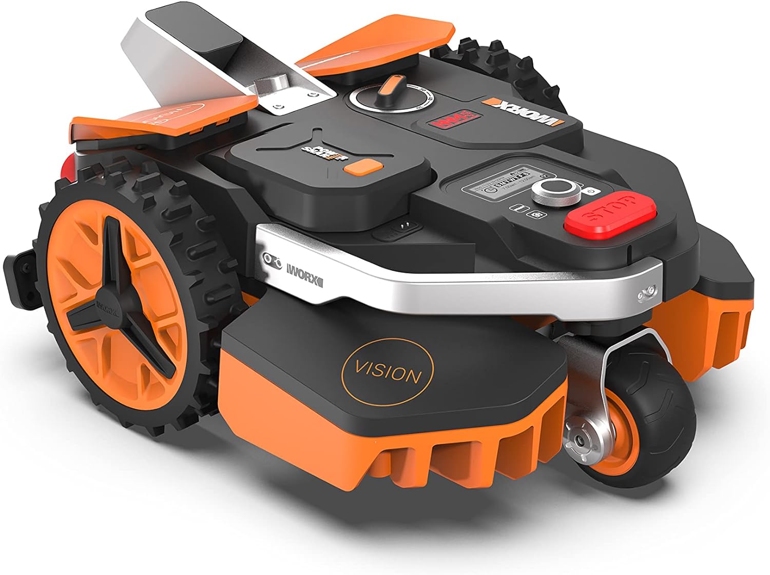 WORX Landroid Vision M600 Mhroboter WR206E.1 für Grten bis 600m - intelligenter Mhroboter ohne Begrenzungskabel – WLAN & Bluetooth – aktive Hindernisvermeidung mit KI-Technologie – APP Steuerung