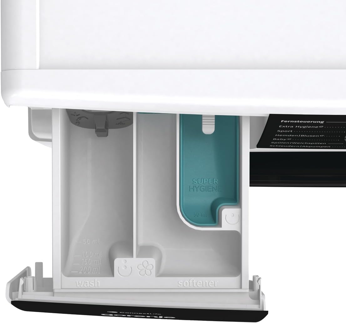 Gorenje WPNA 84 SATSWIFI Waschmaschine mit Dampffunktion / 8 kg / 1400 U/Slim Line/ConnectLife WiFi/Total AuaStop/Inverter PowerDrive Motor/Edelstahltrommel/Kindersicherung/EEK A