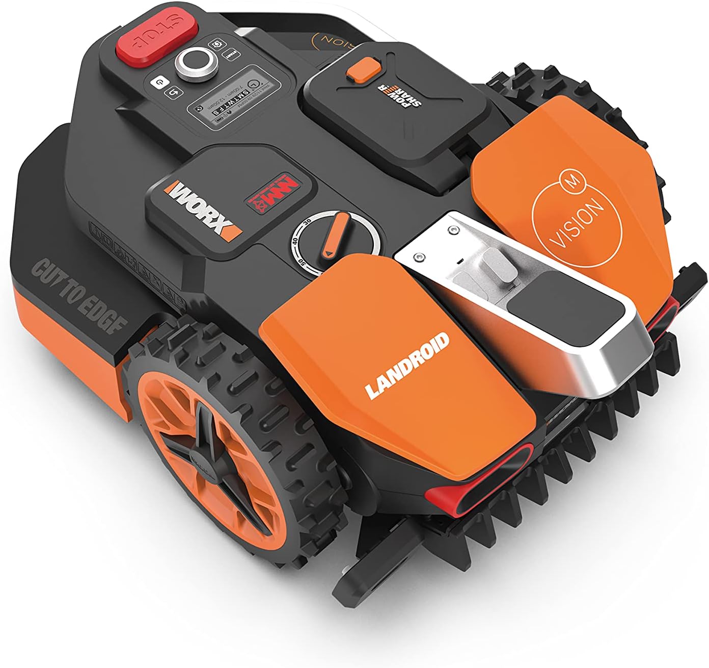 WORX Landroid Vision M600 Mhroboter WR206E.1 für Grten bis 600m - intelligenter Mhroboter ohne Begrenzungskabel – WLAN & Bluetooth – aktive Hindernisvermeidung mit KI-Technologie – APP Steuerung
