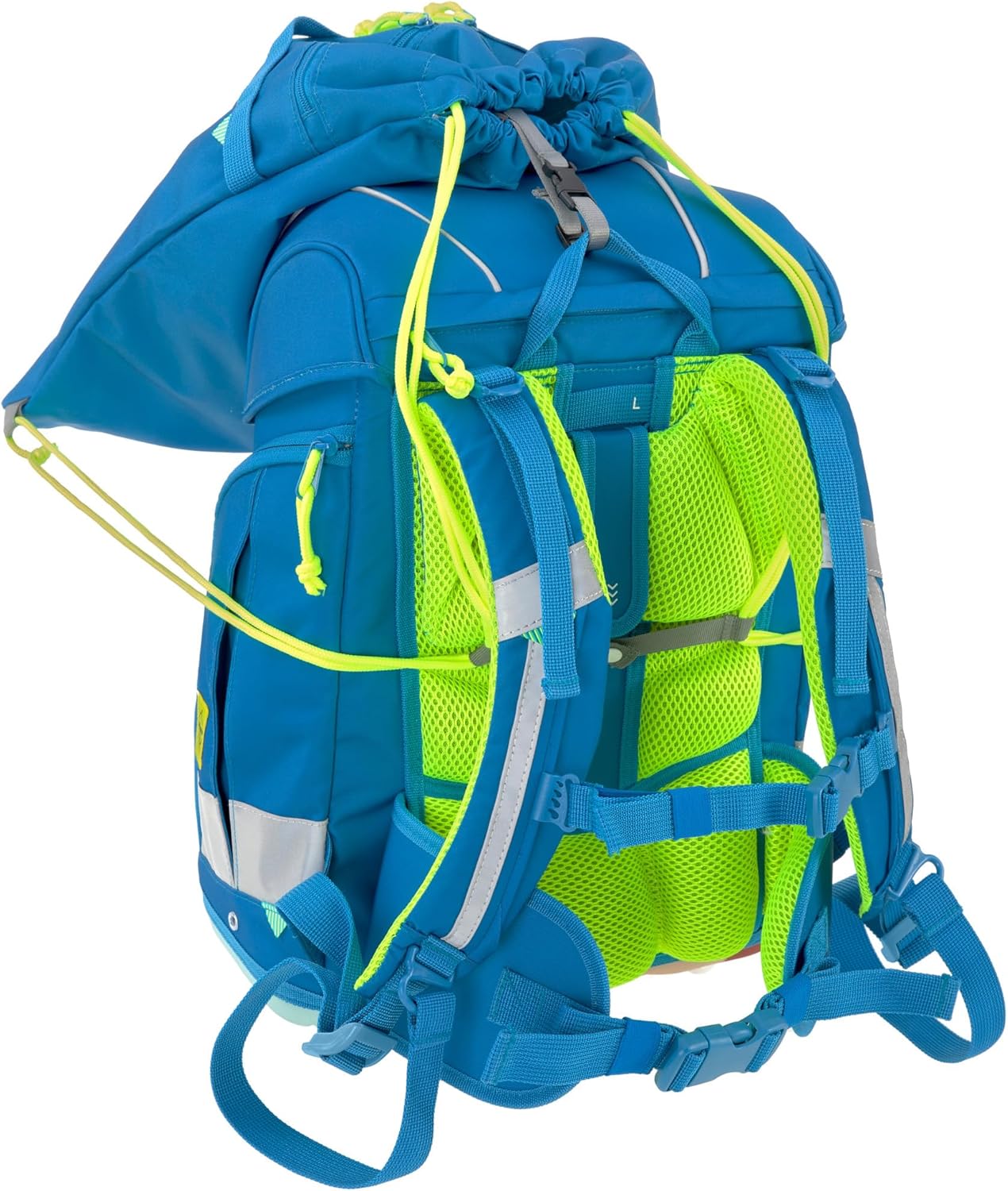 LÄSSIG 7-teiliges Schulranzen Set Kinder/School Set Boxy Unique Schwarz