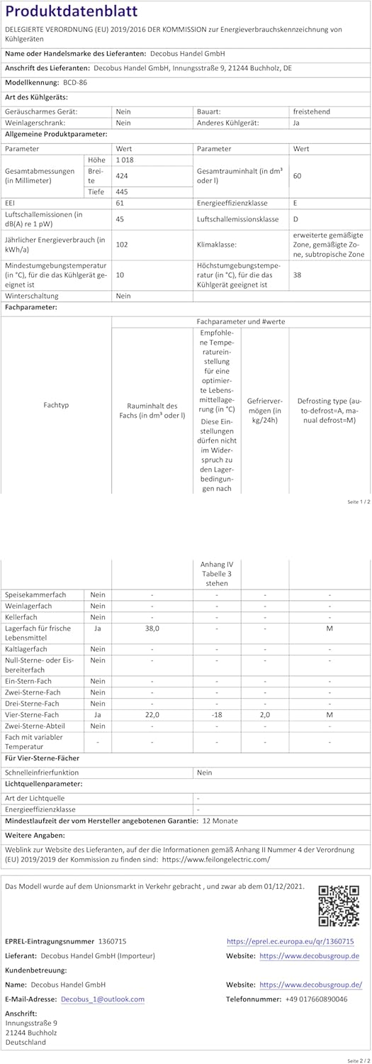 Merax Kühlschrank mit Gefrierfach, Kühl-Gefrierkombination, klein Kühlschrank mit 51L und Gefrierschrank 21L, Leise, LED, Glasablagen, Gemüsefach, Türablagen, für Küche, Wohnzimmer, Büro, Schwarz