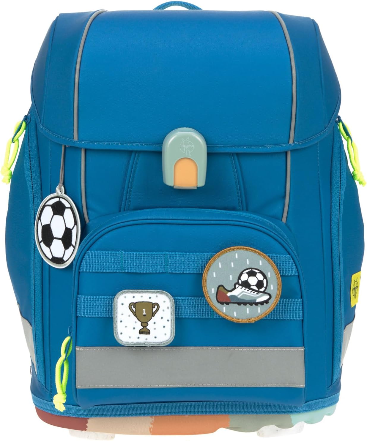 LÄSSIG 7-teiliges Schulranzen Set Kinder/School Set Boxy Unique Schwarz