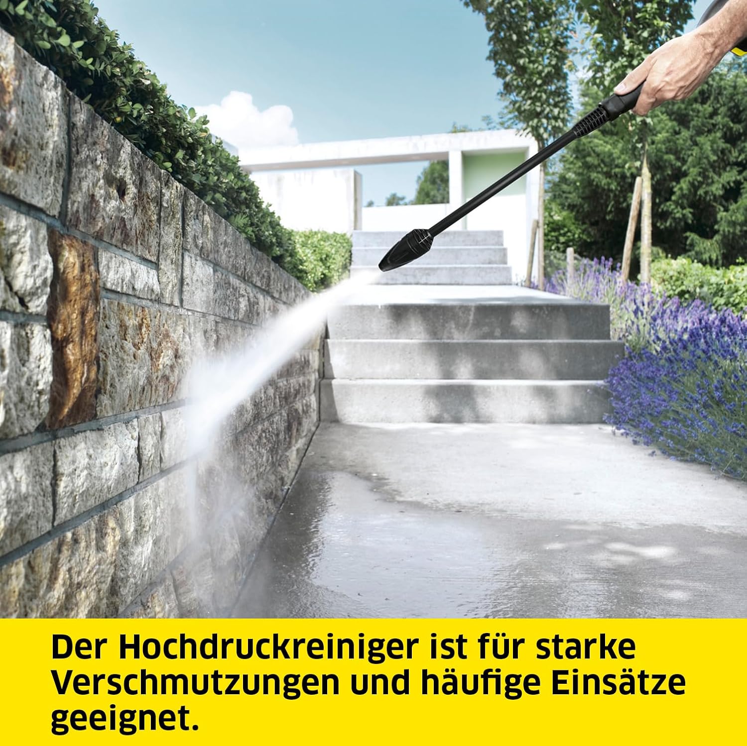 Kärcher Hochdruckreiniger K 7 Premium Power Home, Druck: 180 bar, Durchfluss: 600 l/h, Flächenleistung: 60 m²/h, Leistung: 3.000 W, Schlauchtrommel, mit Pistole, Dreckfräser, Strahlrohr