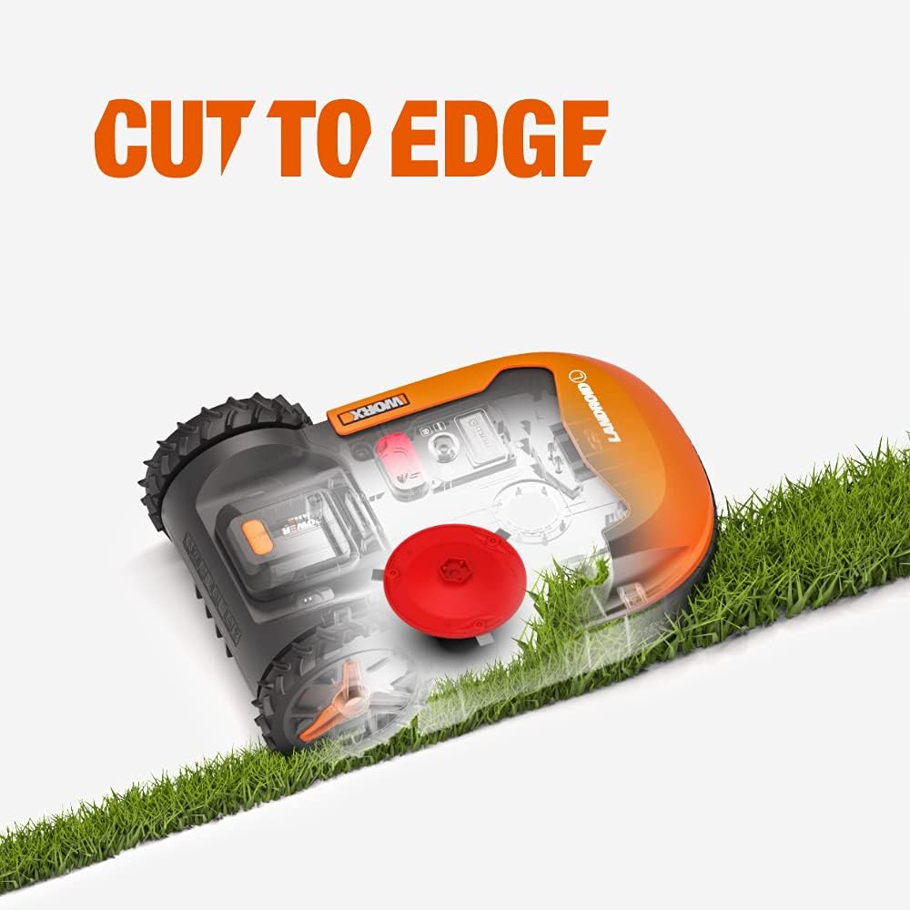WORX Landroid Vision M600 Mhroboter WR206E.1 für Grten bis 600m - intelligenter Mhroboter ohne Begrenzungskabel – WLAN & Bluetooth – aktive Hindernisvermeidung mit KI-Technologie – APP Steuerung
