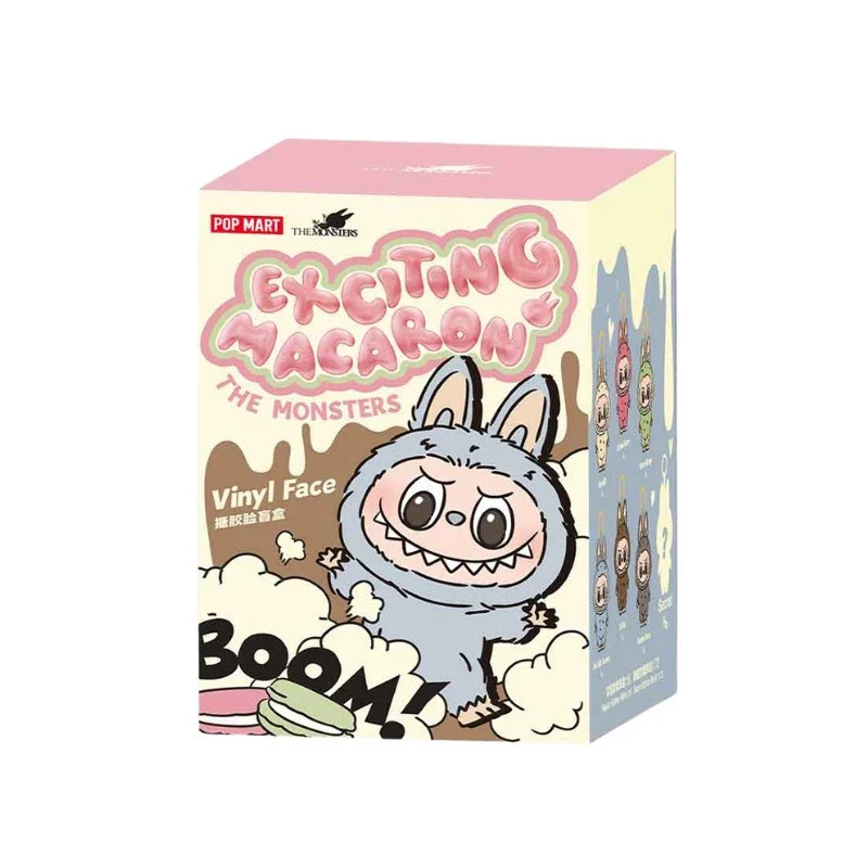 Pop Mart Labubu The Monsters Leckere Macarons Vinyl-Gesichts-Blindbox