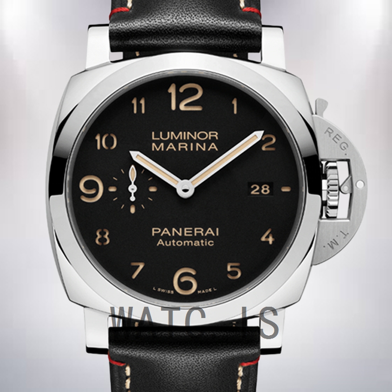 Panerai Luminor Marina Men's PAM00910 44mm Leather Strap