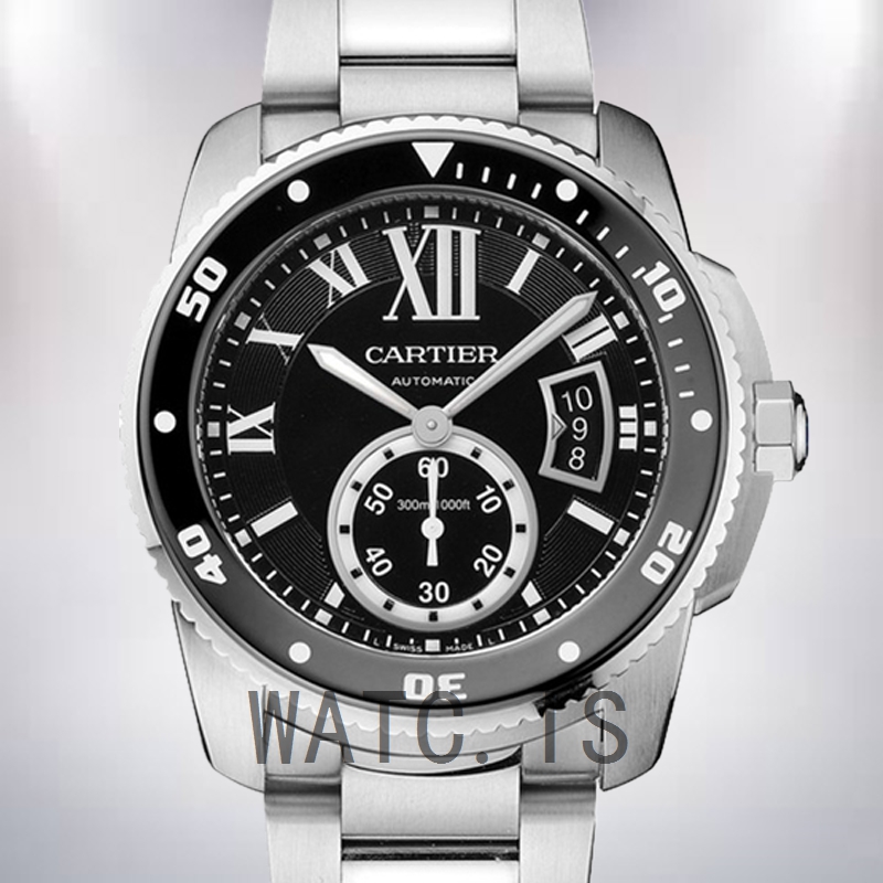 Cartier Calibre Men's 42mm W7100057 Automatic Silver-tone
