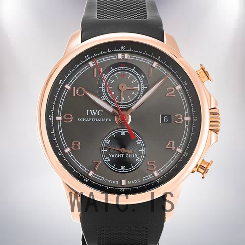 IWC Portuguese Chrono 43mm/40mm IW390209 Men's Grey Dial Automatic