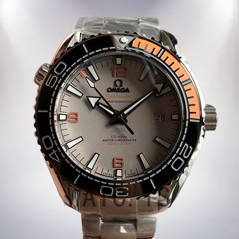 Omega Seamaster Men 215.90.44.21.99.001 44 mm Bracelet Sandblasted Titanium Dial