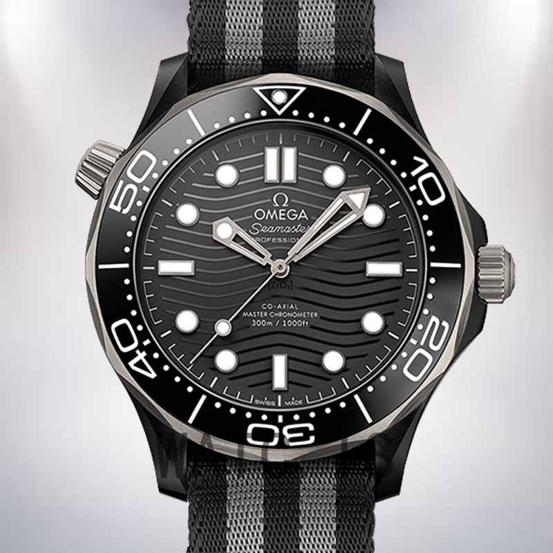 Omega Seamaster Men 43mm 210.92.44.20.01.002 Black Dial Strap