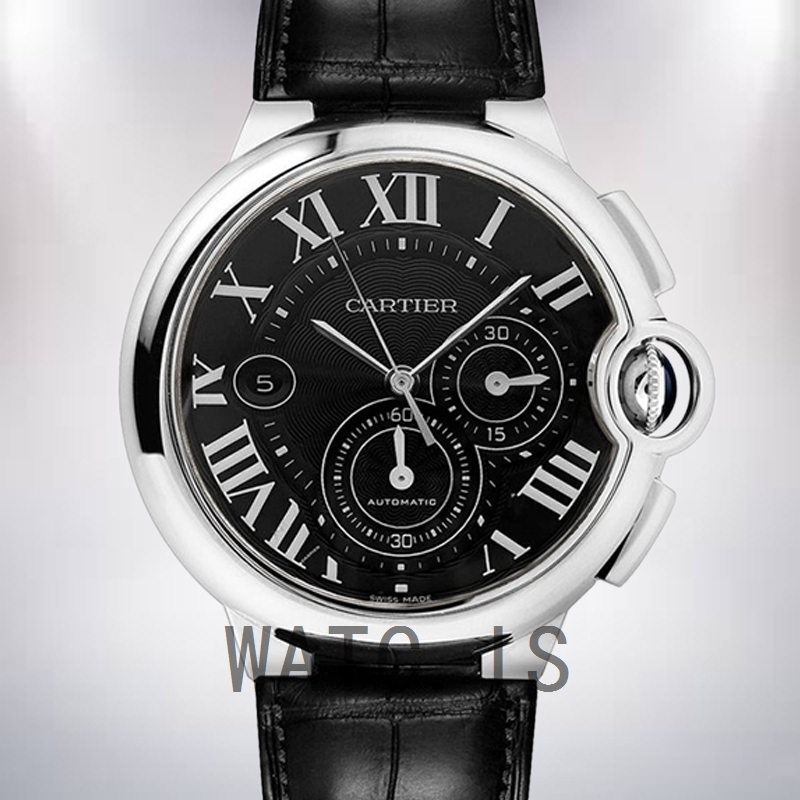 Cartier Ballon Bleu 47mm Men's W6920052 Silver-tone