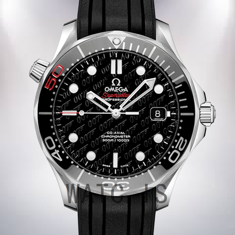 Omega Seamaster Men SeamasterBKSR-002 41mm Silver-tone Rubber Band
