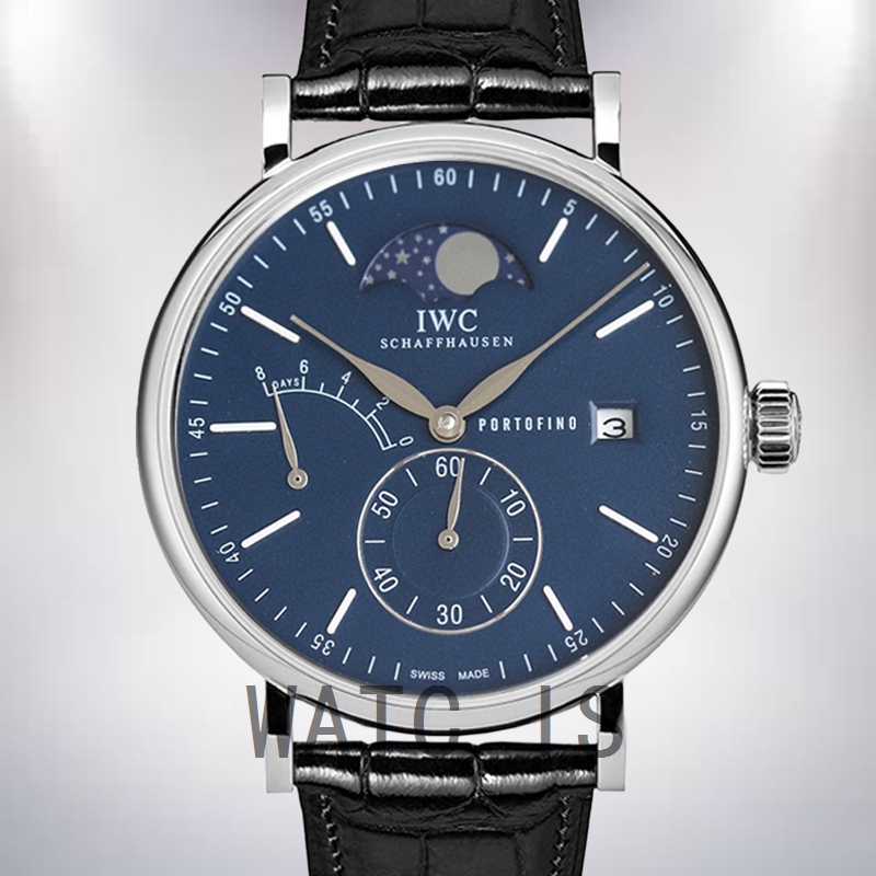 IWC Portofino 43mm/40mm Men's IW516405 Leather Strap Automatic