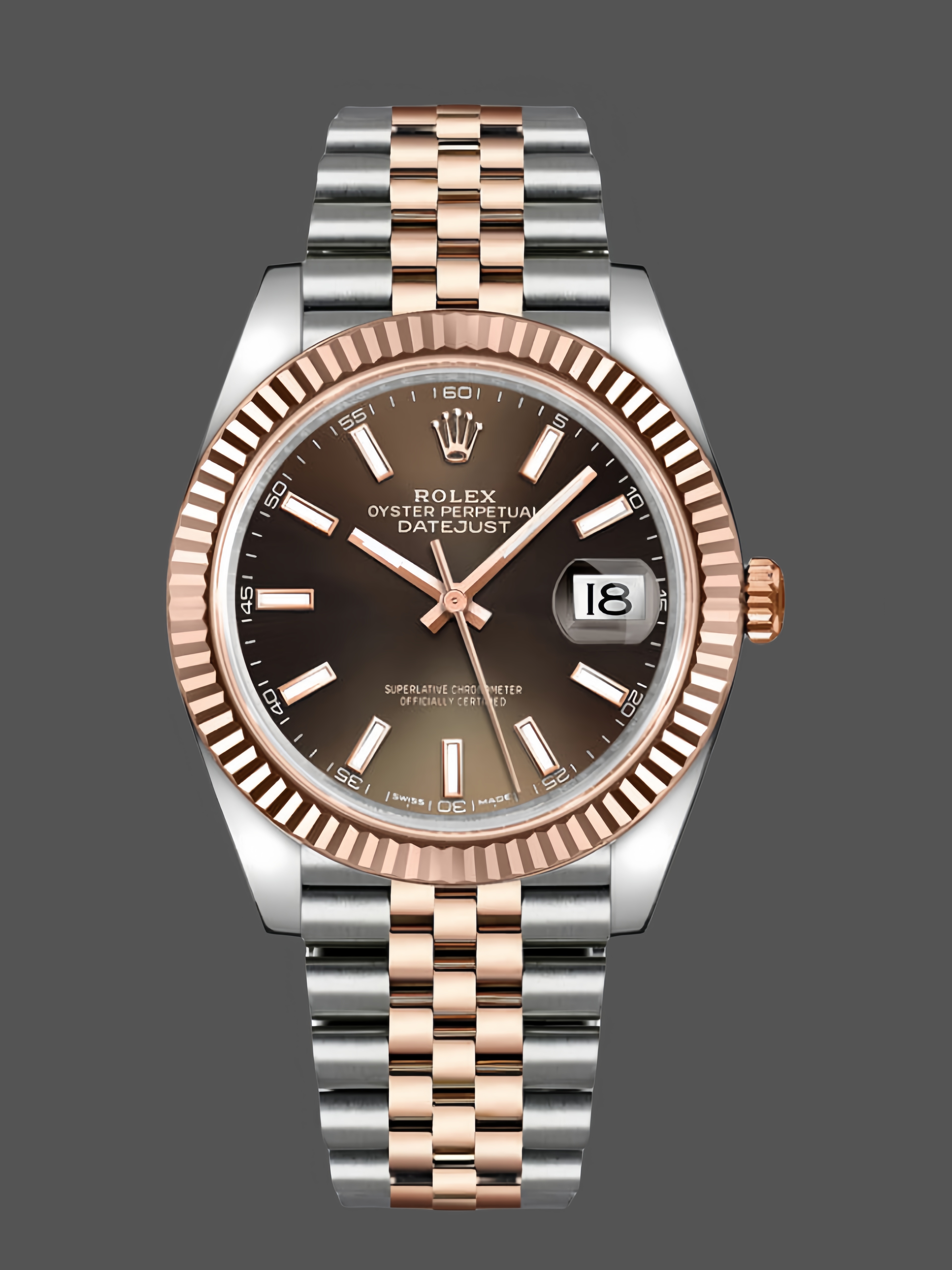 Rolex Datejust Automatic Rose Gold & Steel Watch m126331 0002
