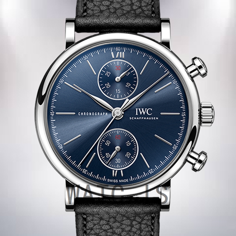 IWC Portofino Chronograph IW391408 Men's 43mm/39mm Blue Dial Automatic