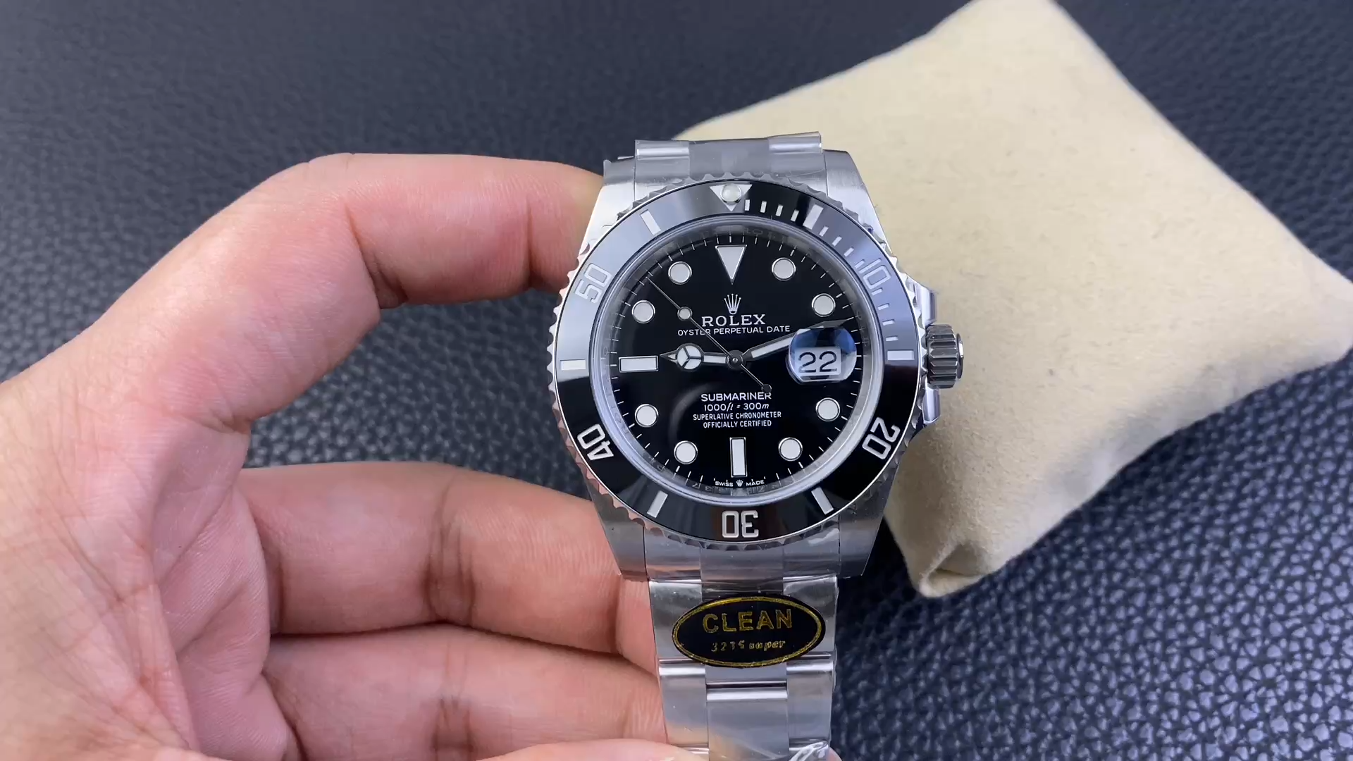 Rolex Submariner 126610 Stainless steel Black Dial 41mm Mens Replica Watch