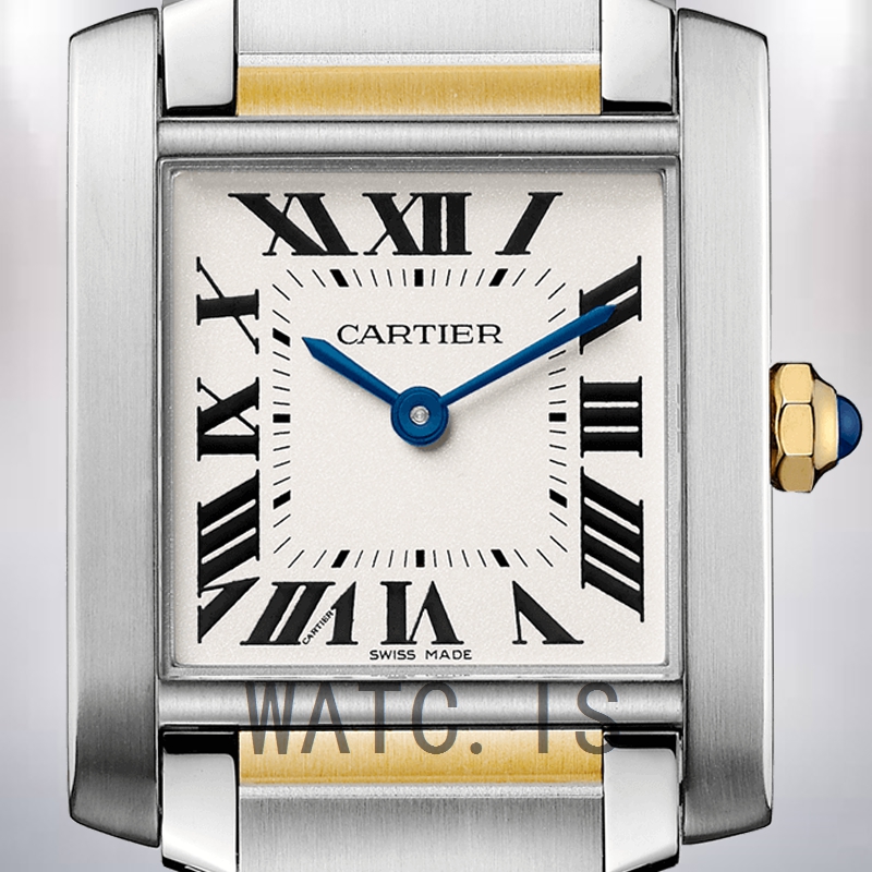 Cartier Tank Francaise Ladies W2TA0003 25mm Quartz White Dial
