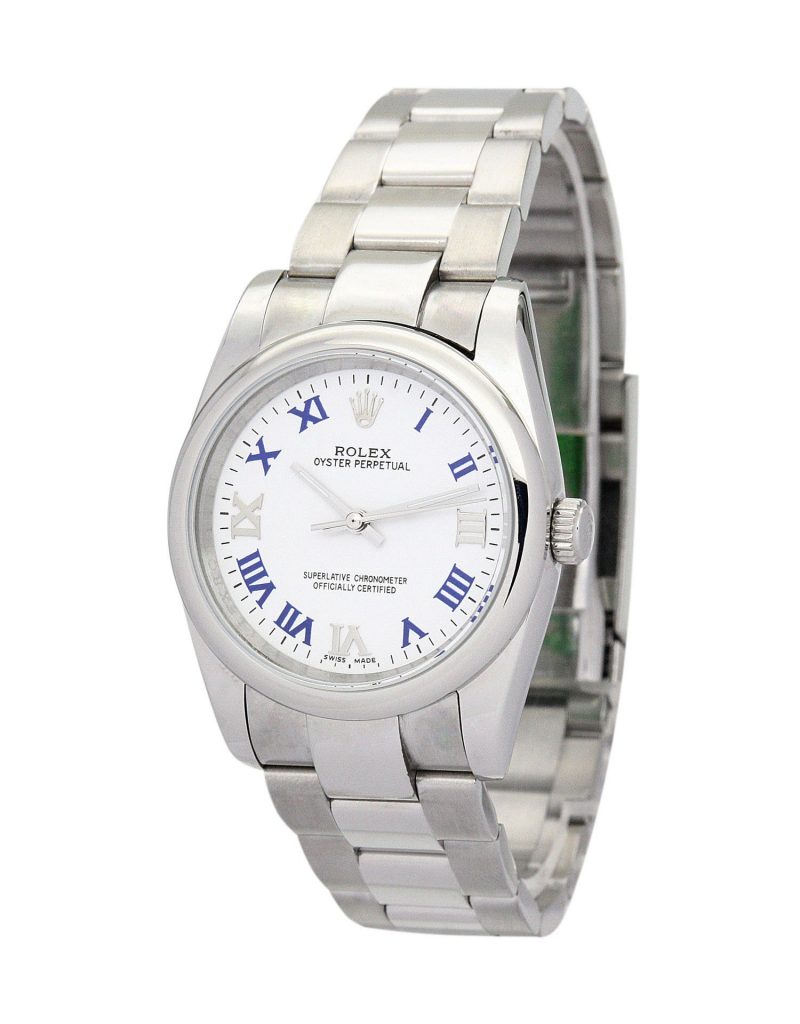 Replica Rolex Oyster Perpetual Lady 31mm White Dial 177200