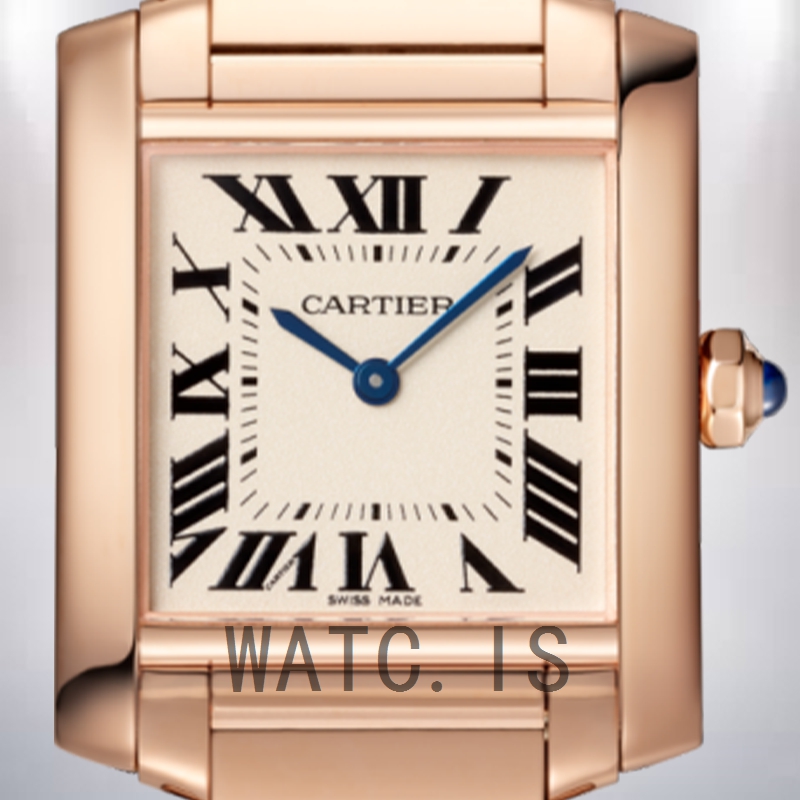 Cartier Tank Francaise Ladies 25mm/34mm WGTA0030 Quartz White Dial