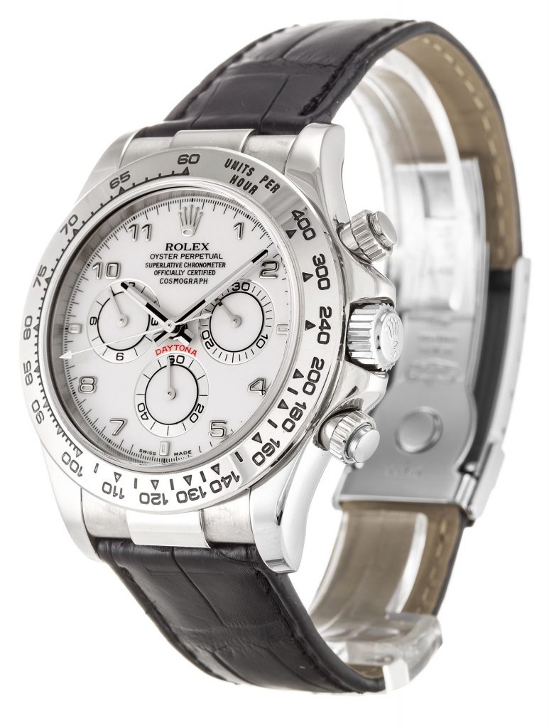 Replica Rolex Daytona 40mm White Dial 116519