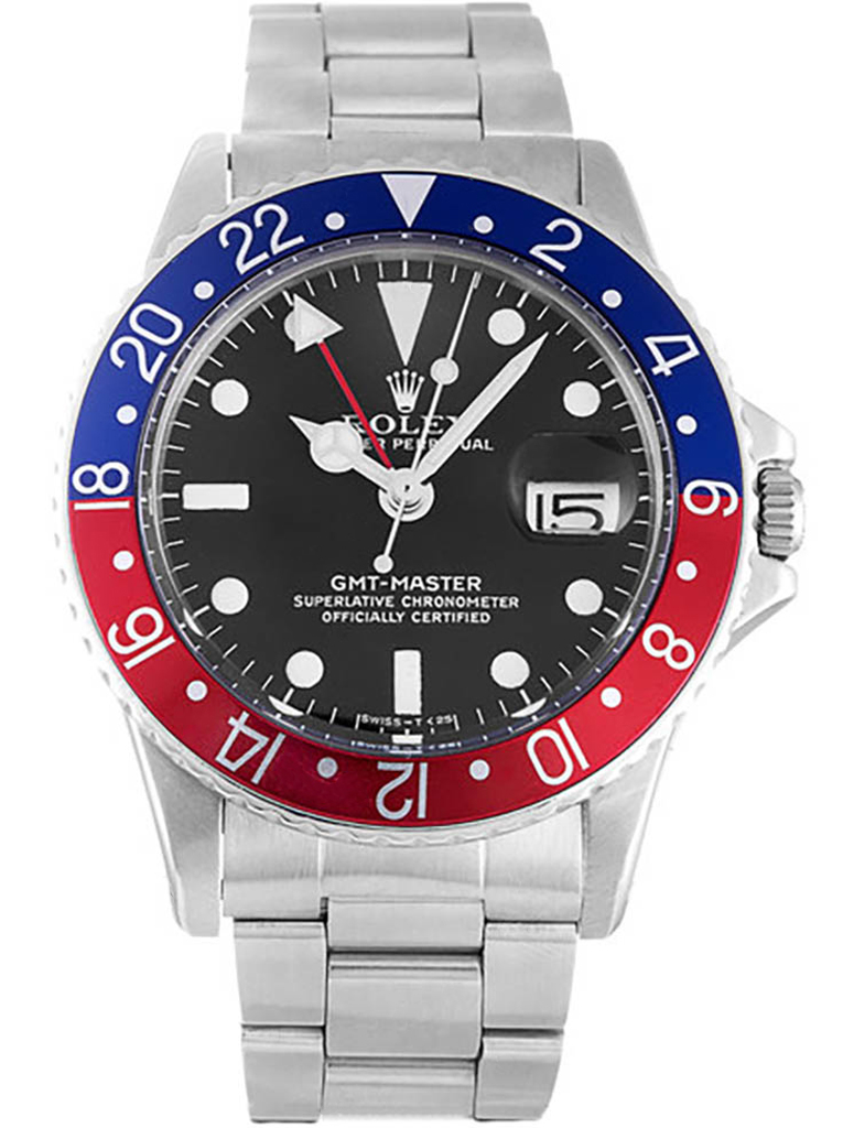 Replica Rolex GMT-Master 40mm Black Dial 16710 “Pepsi”