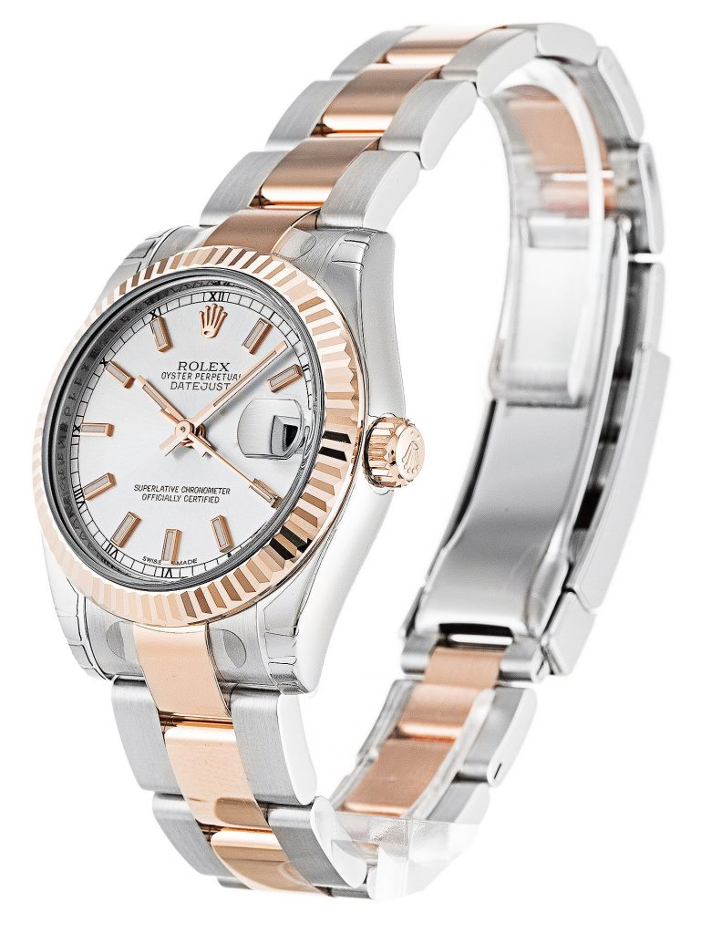 Replica Rolex Datejust Mid-Size 31mm Silver Dial 178271