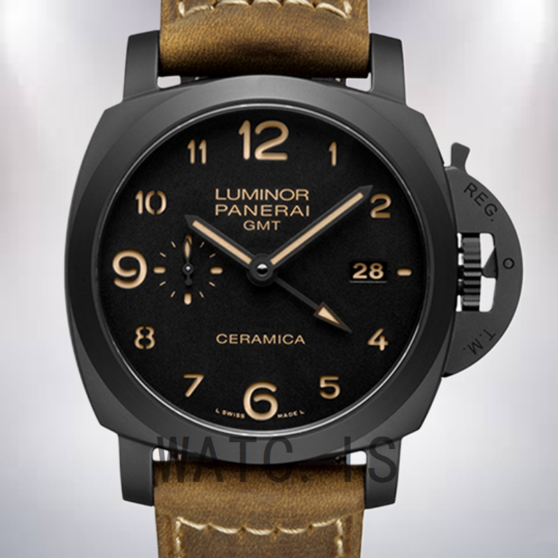 Panerai Luminor GMT PAM00441 Men's 44mm Automatic Leather Strap
