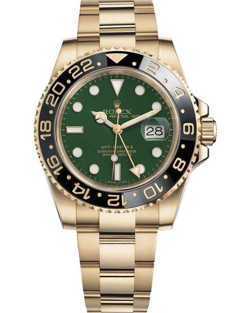Replica Rolex GMT-Master II 40mm Green Dial 116718 GSO