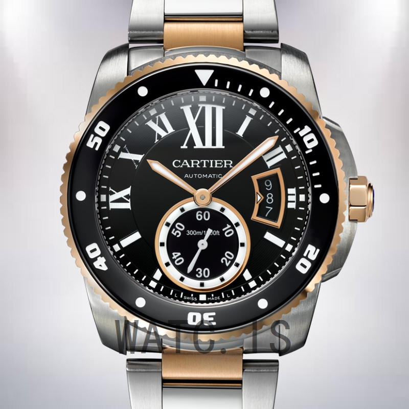 Cartier Calibre 42mm W7100054 Men's Automatic Silver-tone
