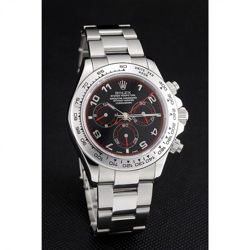 Superclone Rolex Daytona 39mm Black Dial 80296