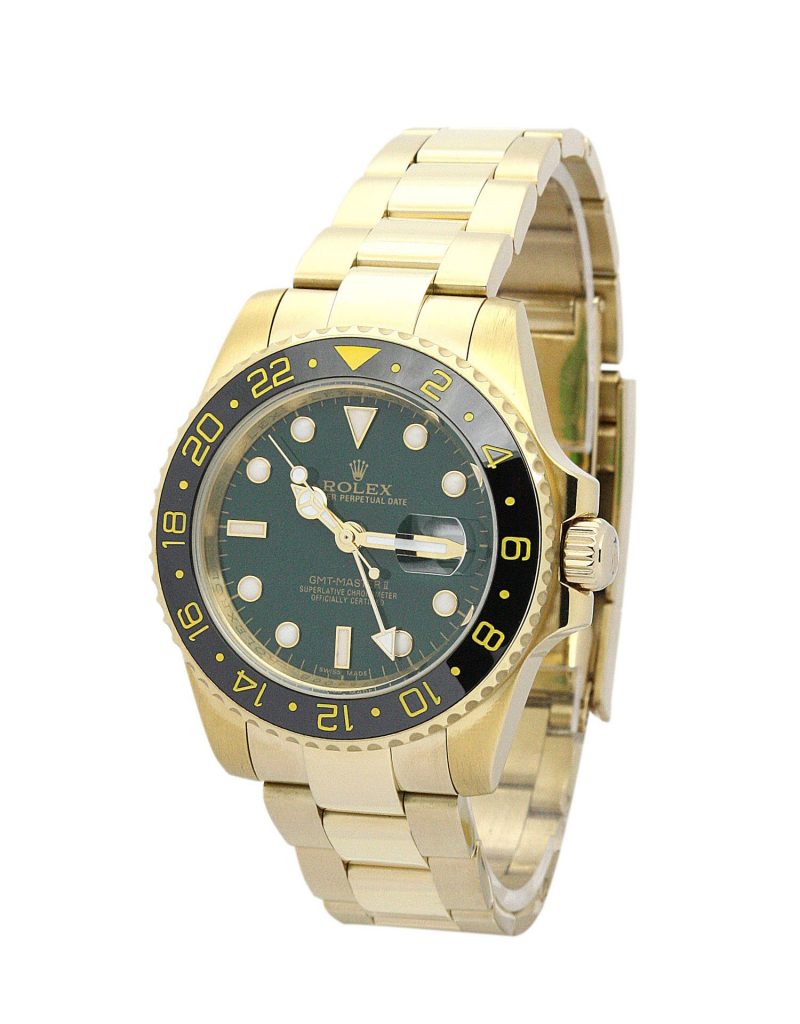 Replica Rolex GMT-Master II 40mm Green Dial 116718LN