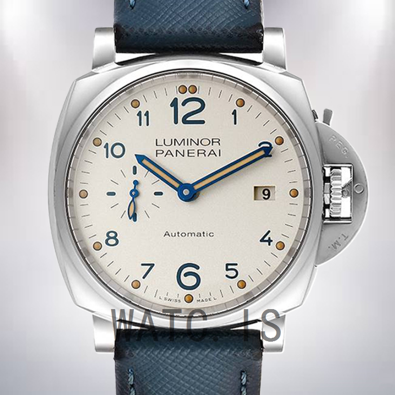 Panerai Luminor Due 44mm Men PAM00906 Leather Strap