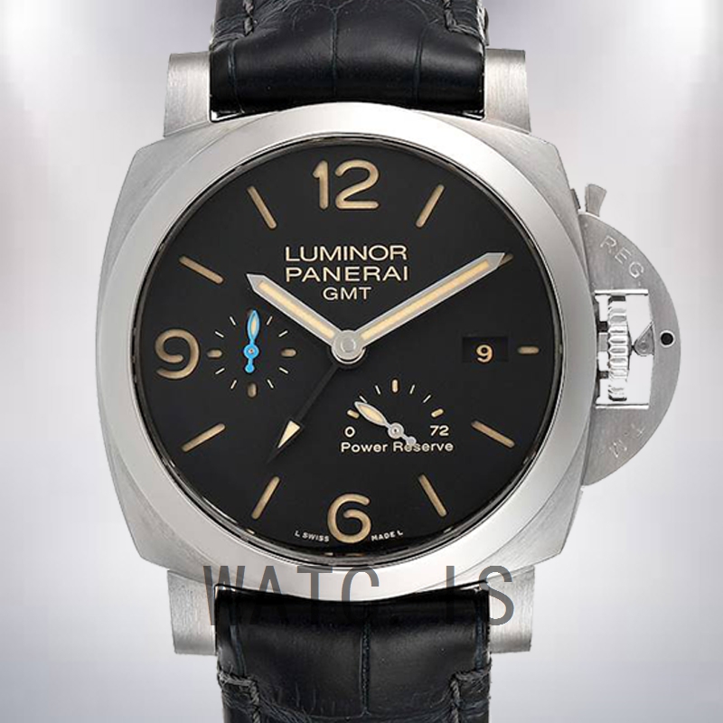 Panerai Luminor GMT 44mm PAM01321 Men's Silver-tone
