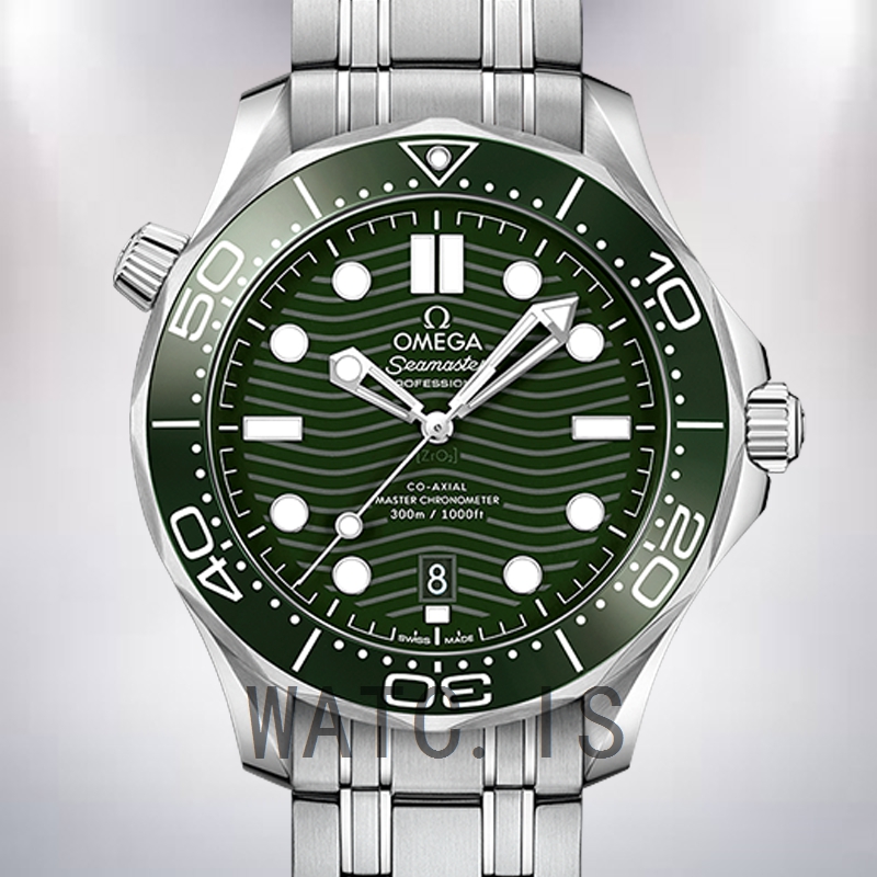 Omega Seamaster 42mm Men 210.30.42.20.10.001 Bracelet Green Dial