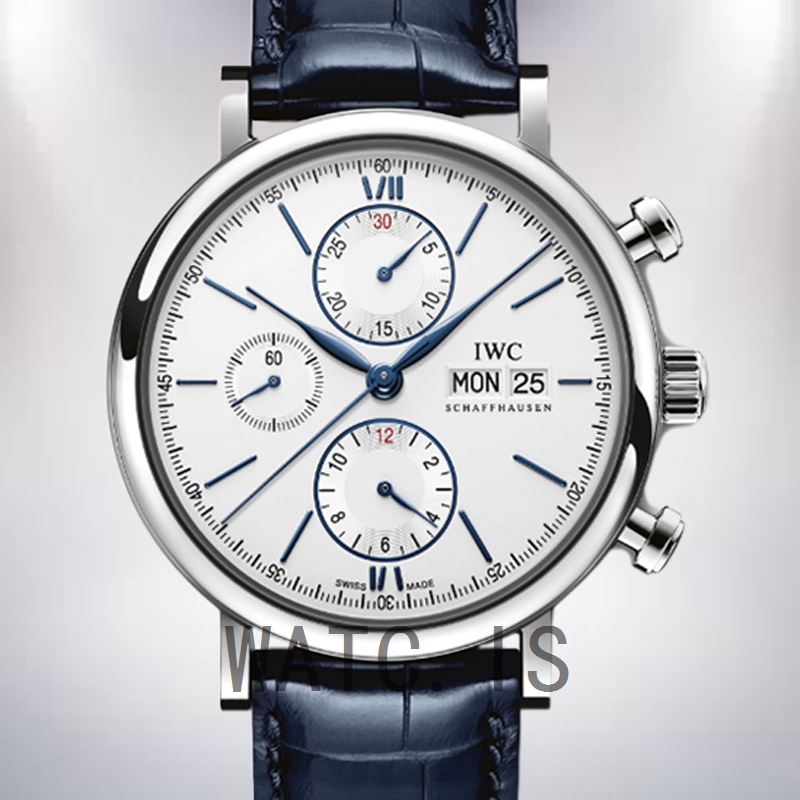 IWC Portofino Chronograph IW391037 Men's 44mm/42mm White Dial