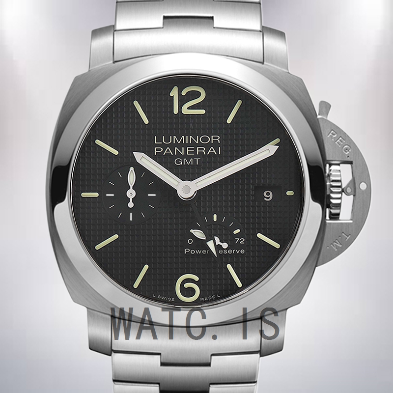 Panerai Luminor GMT Men's 44mm PAM00537-001 Bracelet Black Dial