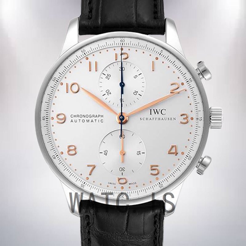IWC Portuguese Chrono Men's 43mm IW371445 White Dial Automatic