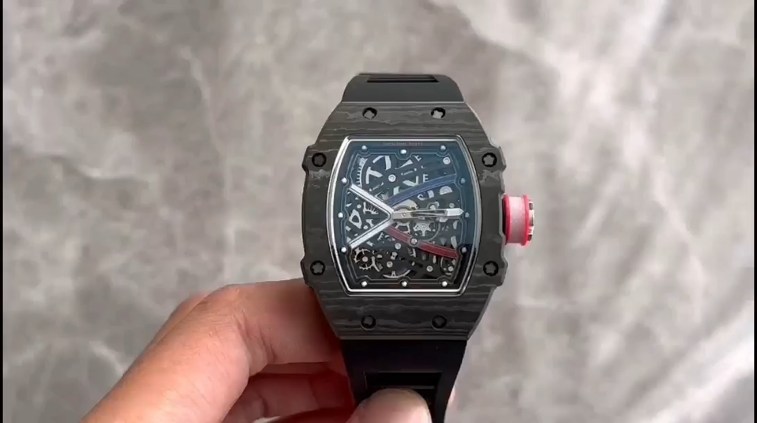 Richard Mille RM 67-02 Automatic Sebastian Ogier Black Rubber Strap