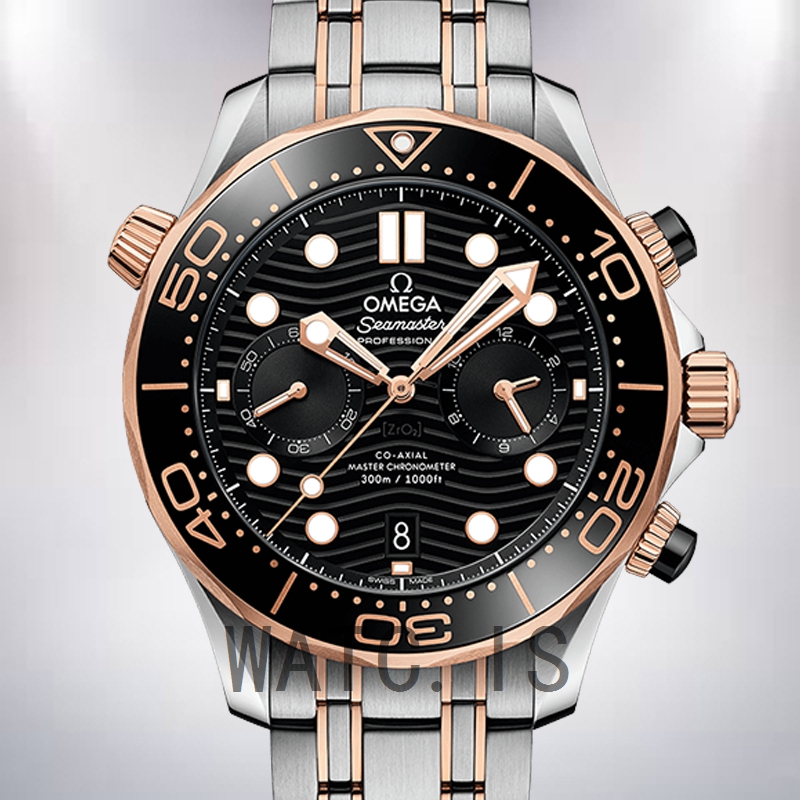 Omega Seamaster Men 44mm 210.20.44.51.01.001 Bracelet Black Dial