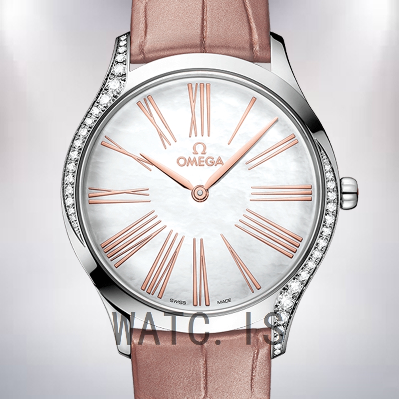 Omega De Ville 36mm 428.18.36.60.05.002 Ladies Silver-tone White Dial