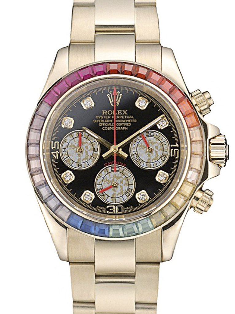 Replica Rolex Daytona 39mm Black Dial 80251