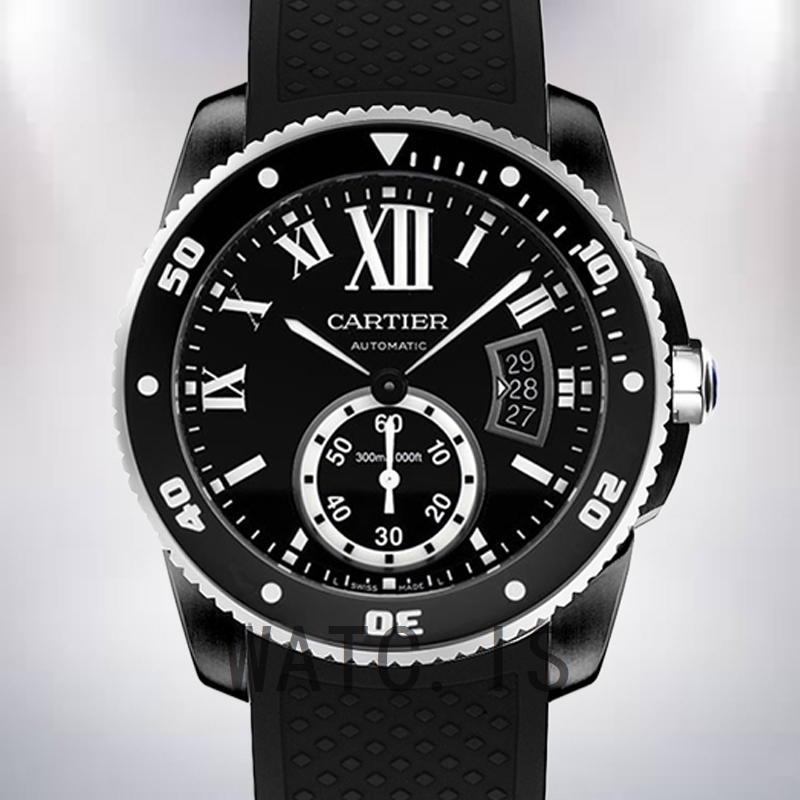 Cartier Calibre Men's 42mm WSCA0006 Black-tone Black Dial