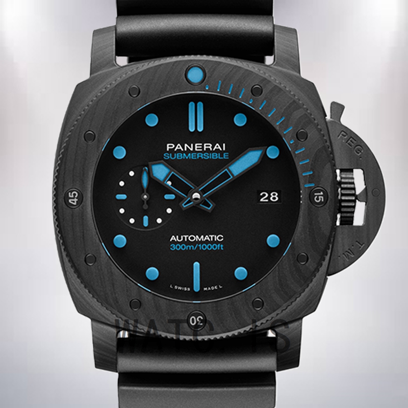 Panerai Luminor Submersible 47mm Men's PAM01616 Black Dial