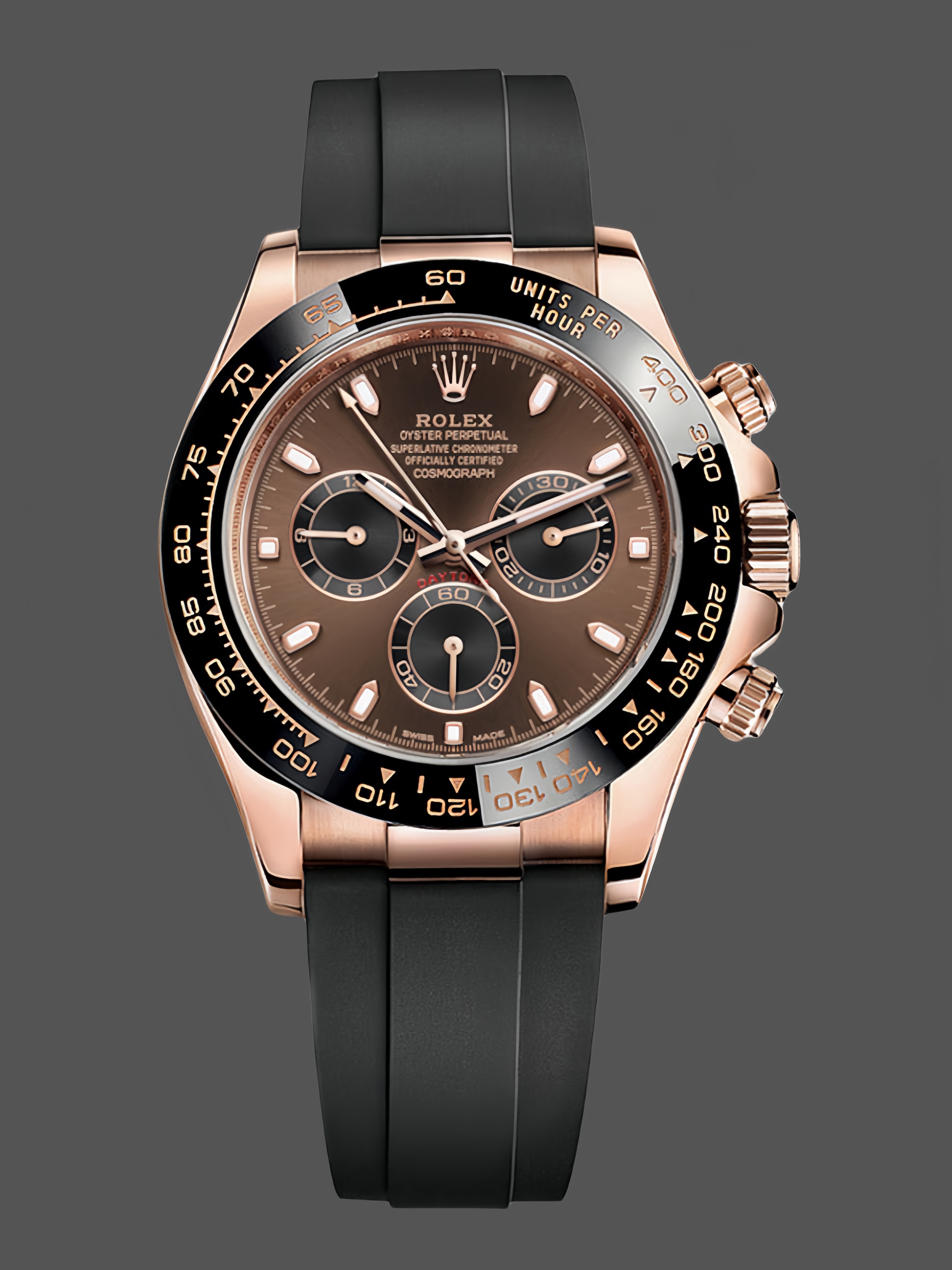 Rolex Daytona Everose Rubber 116515 Chocolate