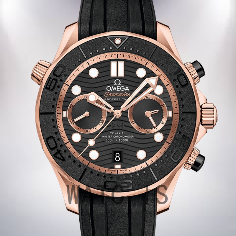 Omega Seamaster 45mm 210.62.44.51.01.001 Men Rose Gold-tone