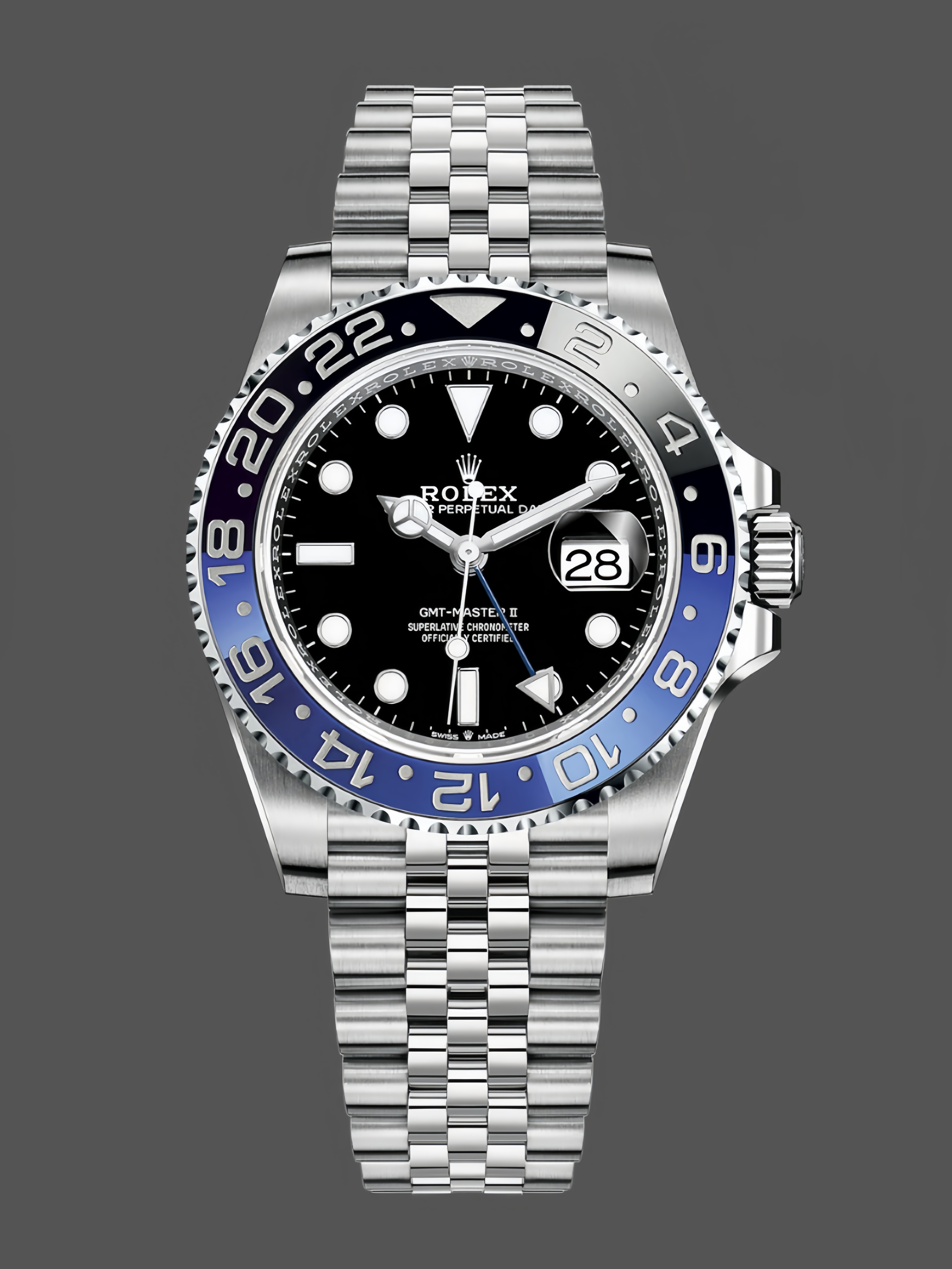 Rolex GMT-Master II 126710BLNR Black Dial Batman Bezel 40MM Mens Replica Watch