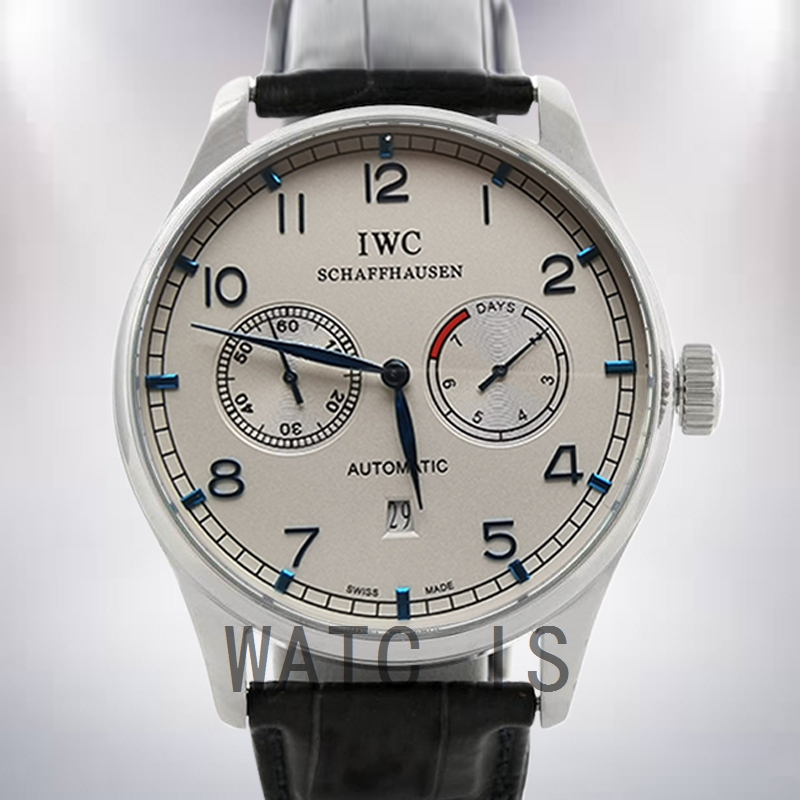 IWC Portuguese Automatic IW500107 Men's 42mm Automatic Leather Strap